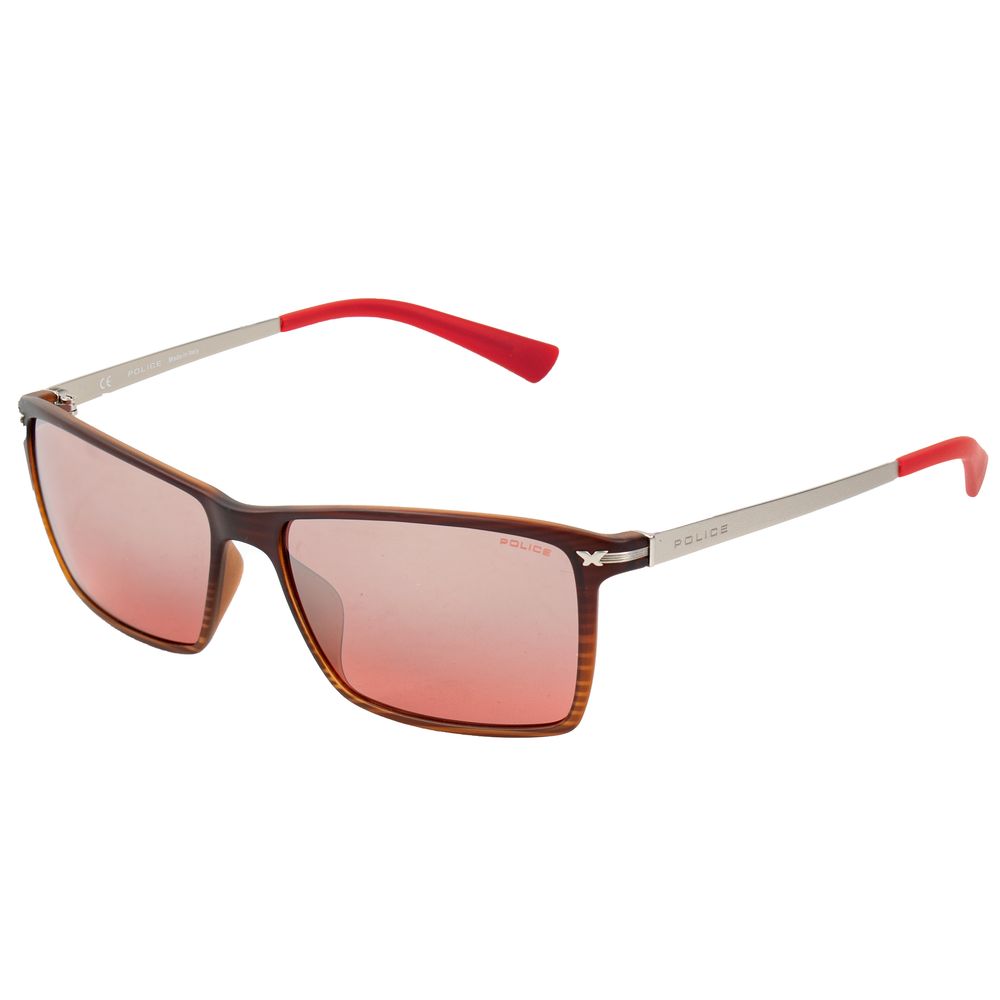 Police – Rote Sonnenbrille mit Spritzguss-Design