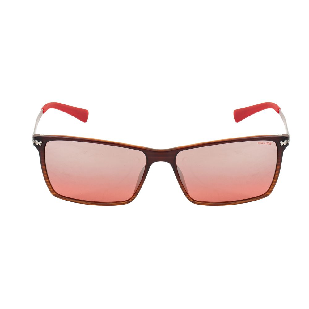 Police – Rote Sonnenbrille mit Spritzguss-Design
