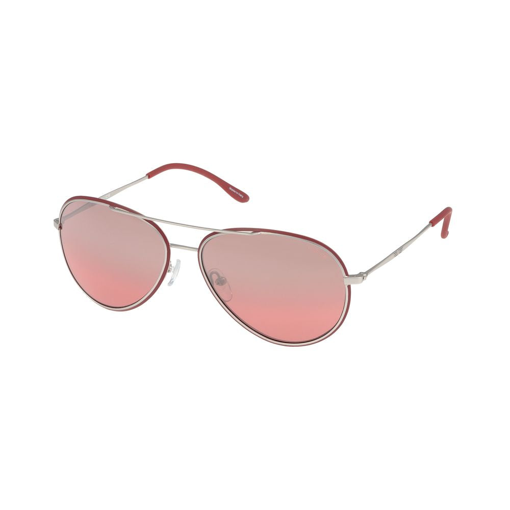Police Sonnenbrille aus rotem Metall