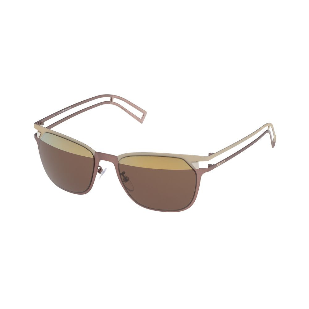 Police Sonnenbrille aus goldenem Metall