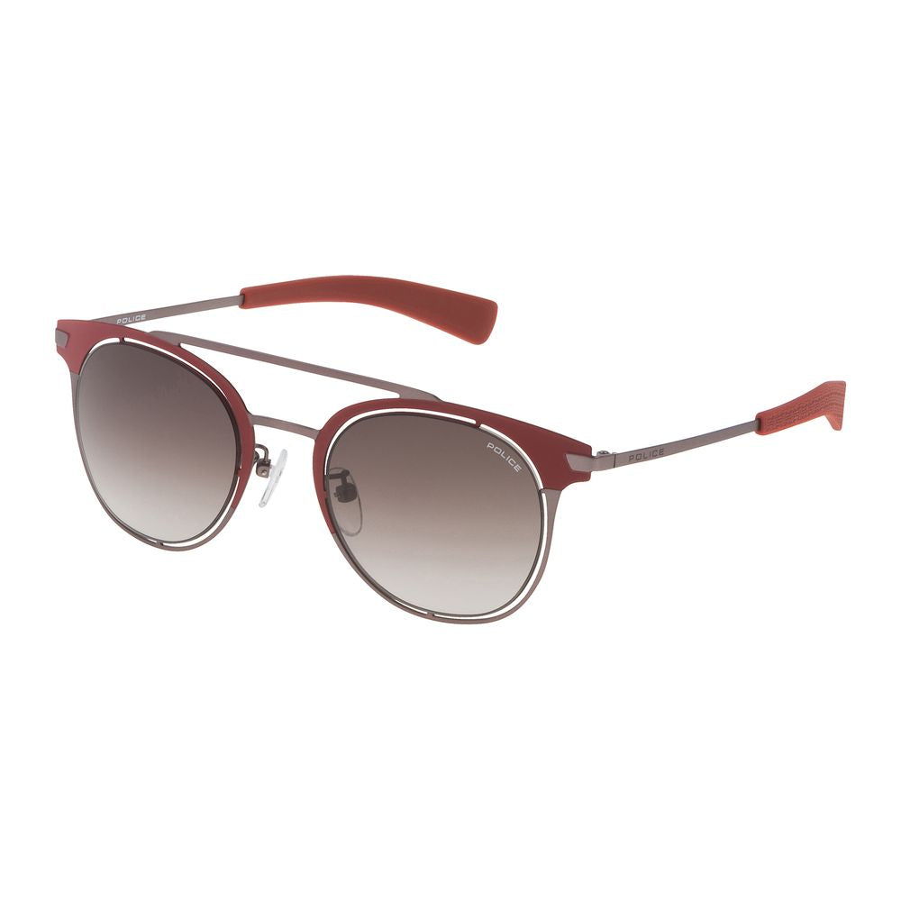 Police Sonnenbrille aus rotem Metall