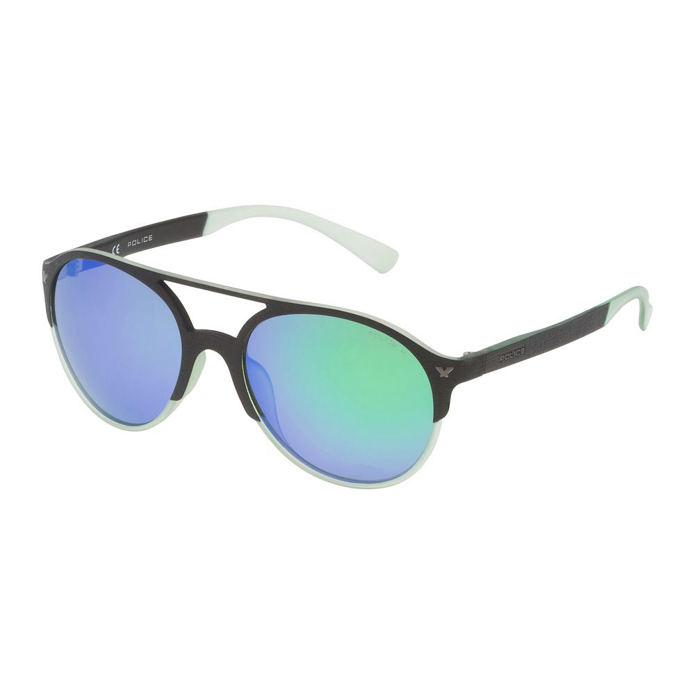 Police – Schwarze Sonnenbrille mit Spritzguss-Design