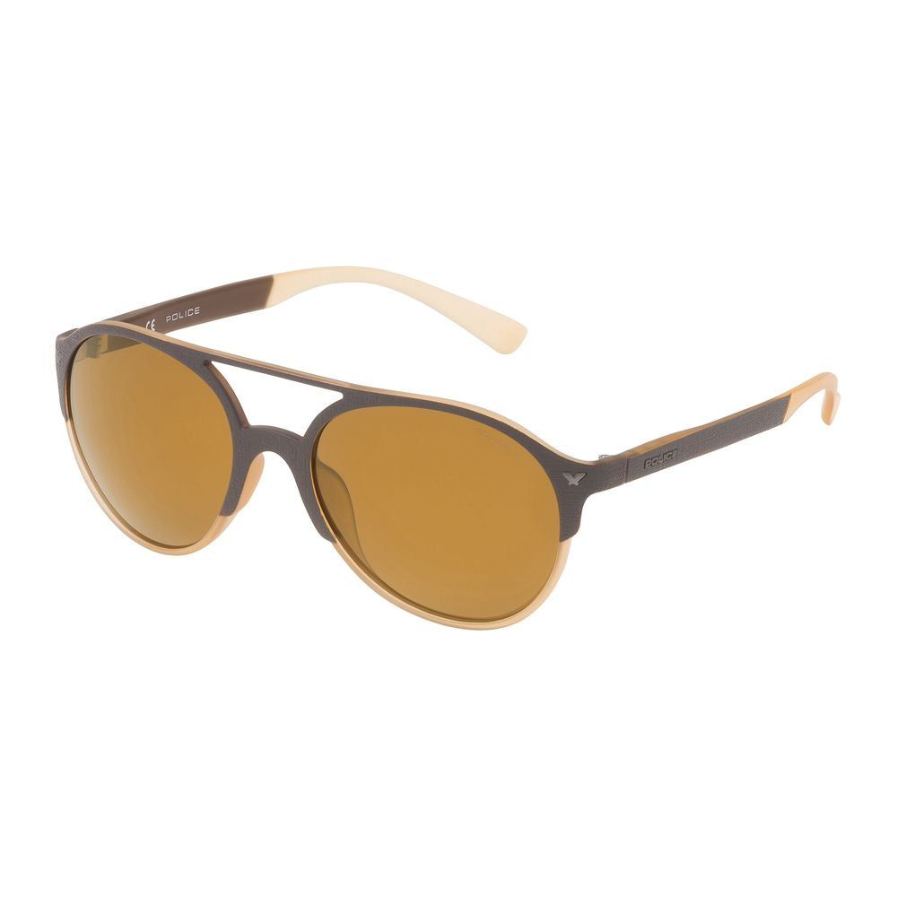 Police – Braune Sonnenbrille mit Spritzguss