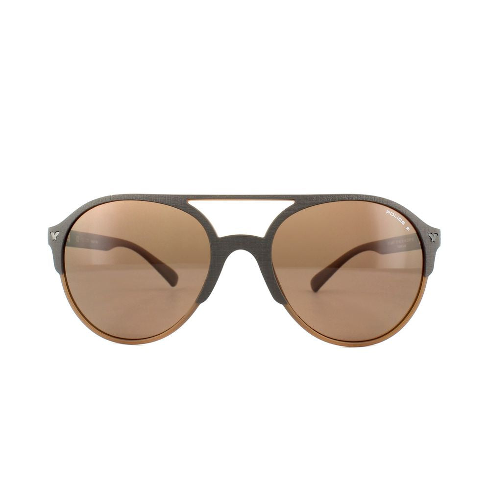Police – Braune Sonnenbrille mit Spritzguss