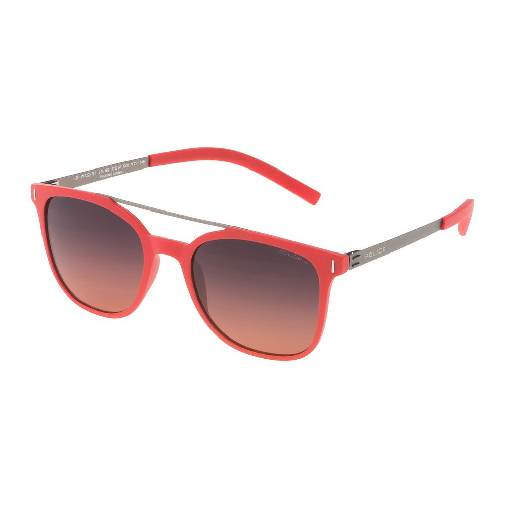 Police – Rote Sonnenbrille mit Spritzguss-Design