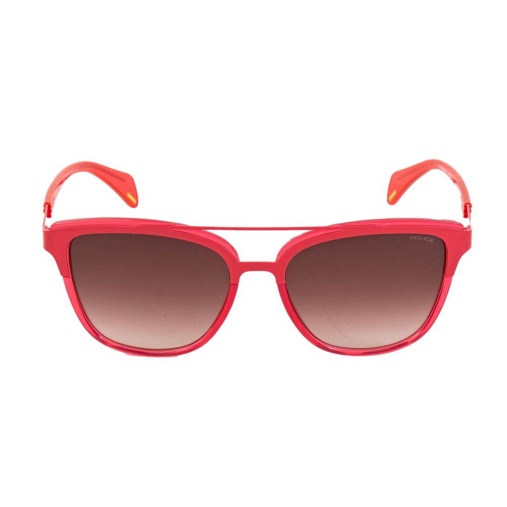 Police Sonnenbrille aus orangefarbenem Metall