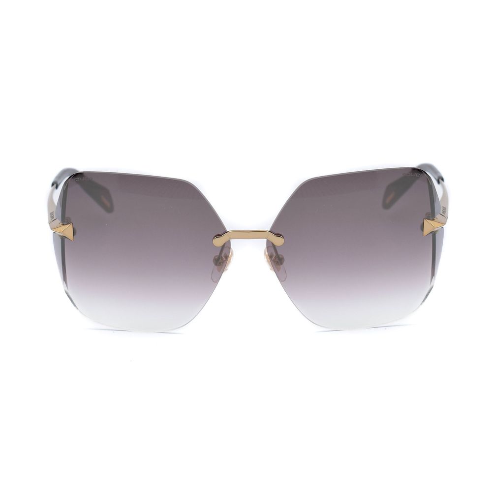 Police Sonnenbrille aus goldenem Metall