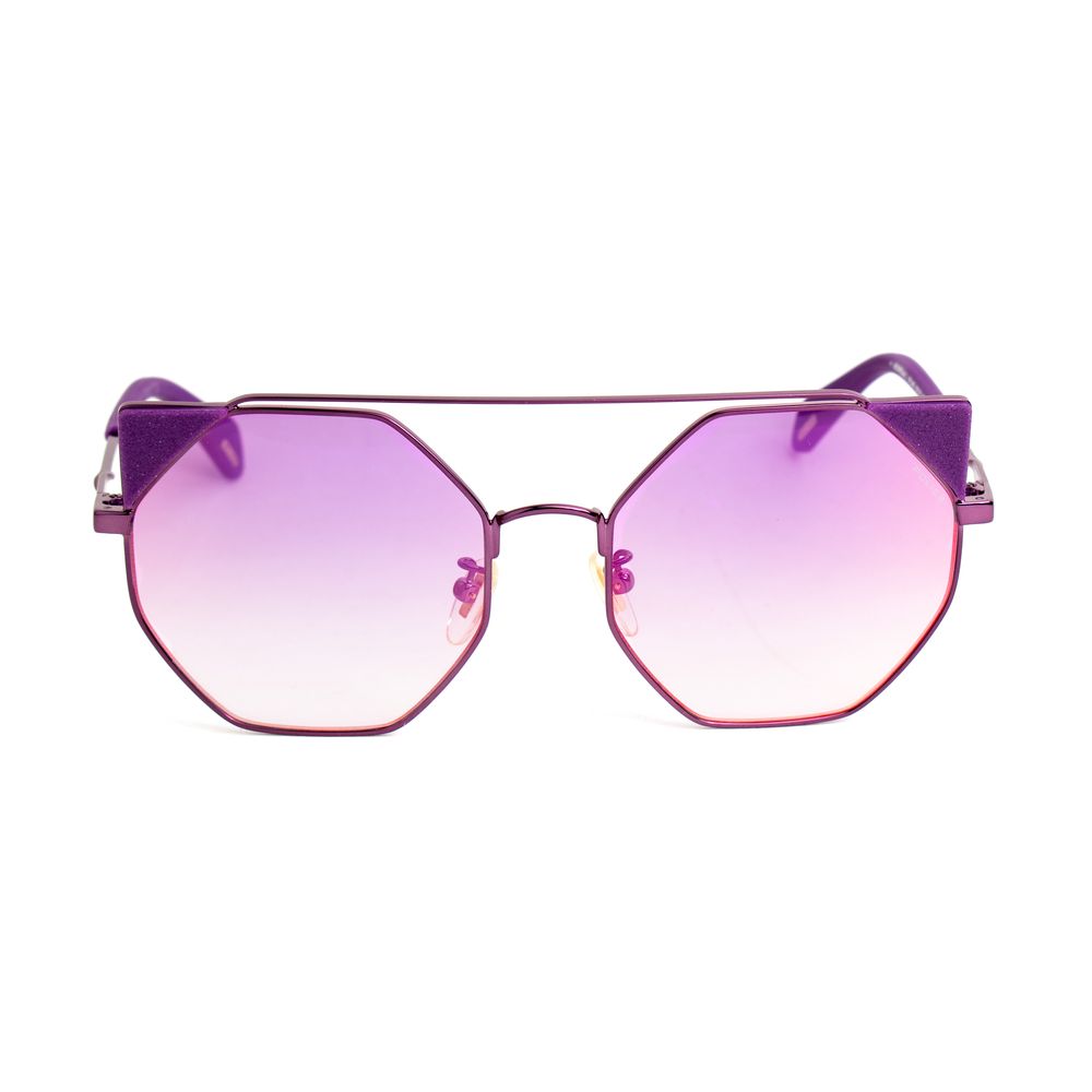 Police Sonnenbrille aus Metall in Lila