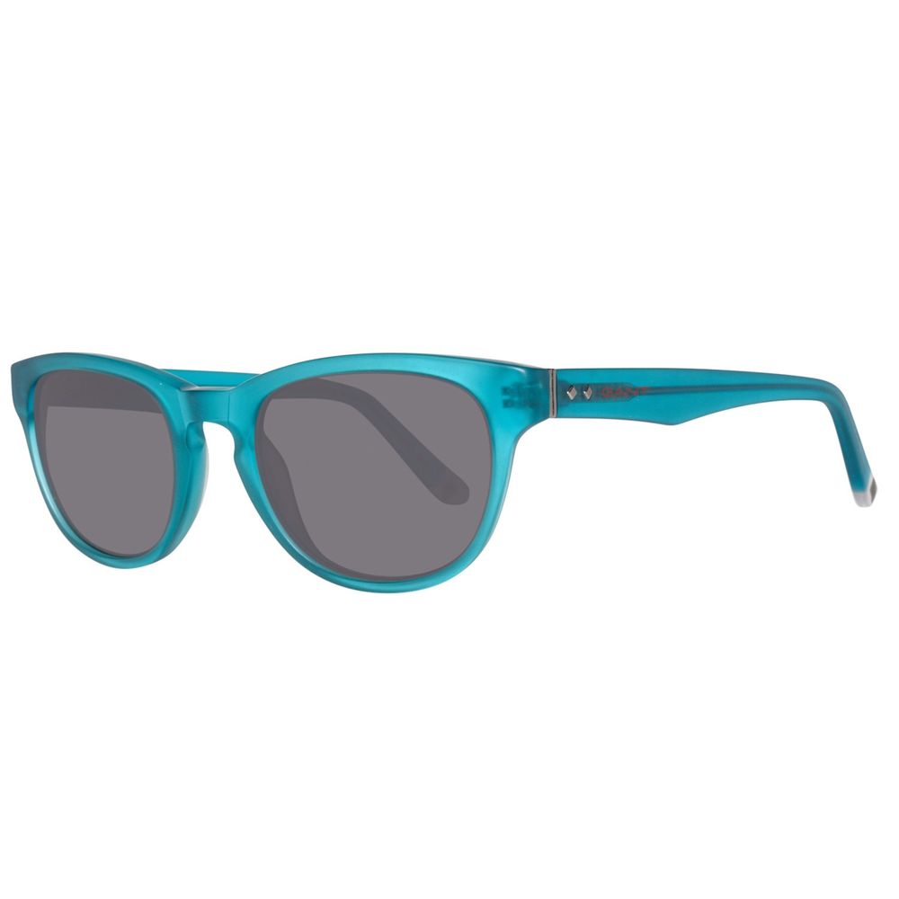 Gant – Türkisfarbene Sonnenbrille aus Kalbshaar