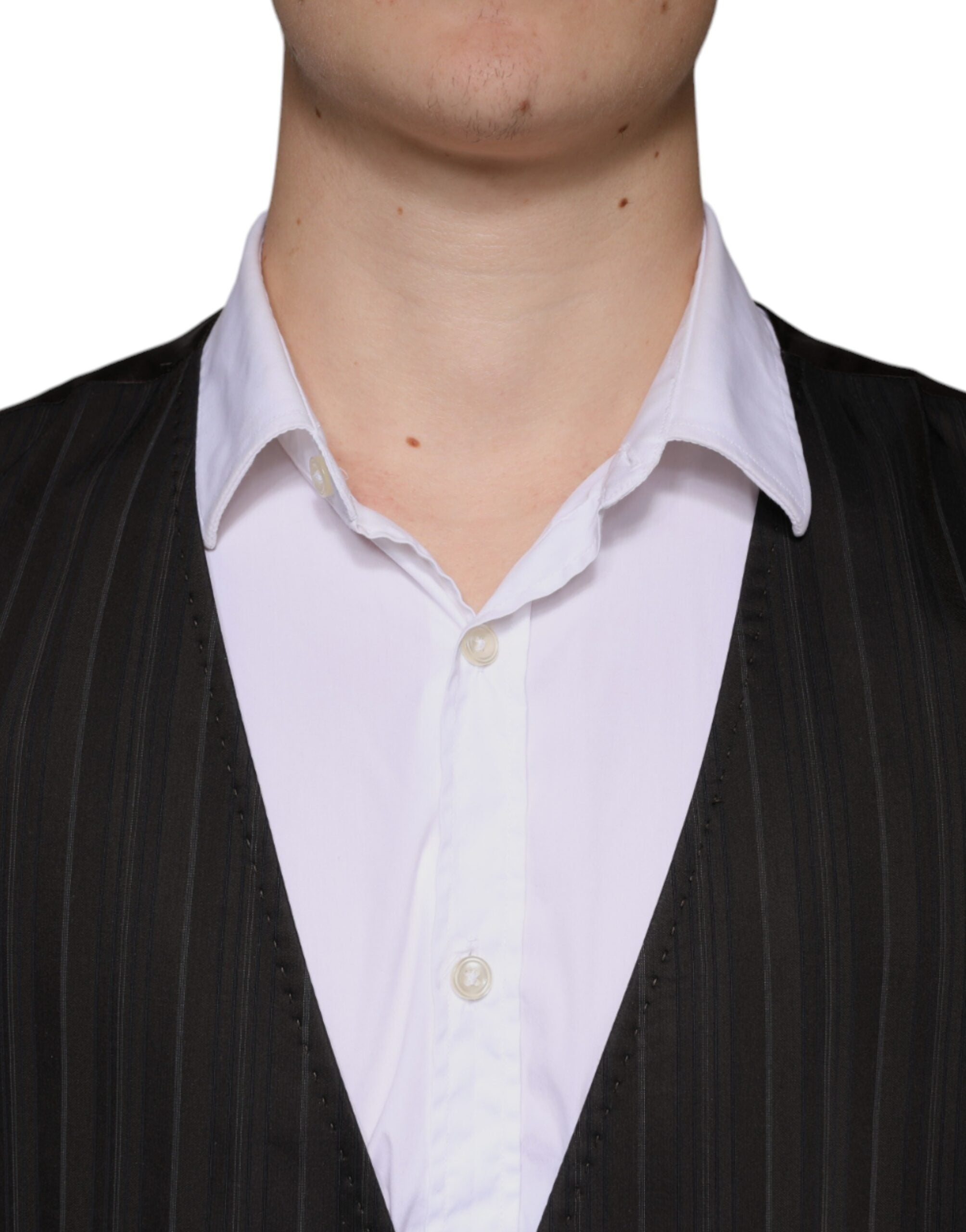 Vestă elegantă Dolce &amp; Gabbana din bumbac negru