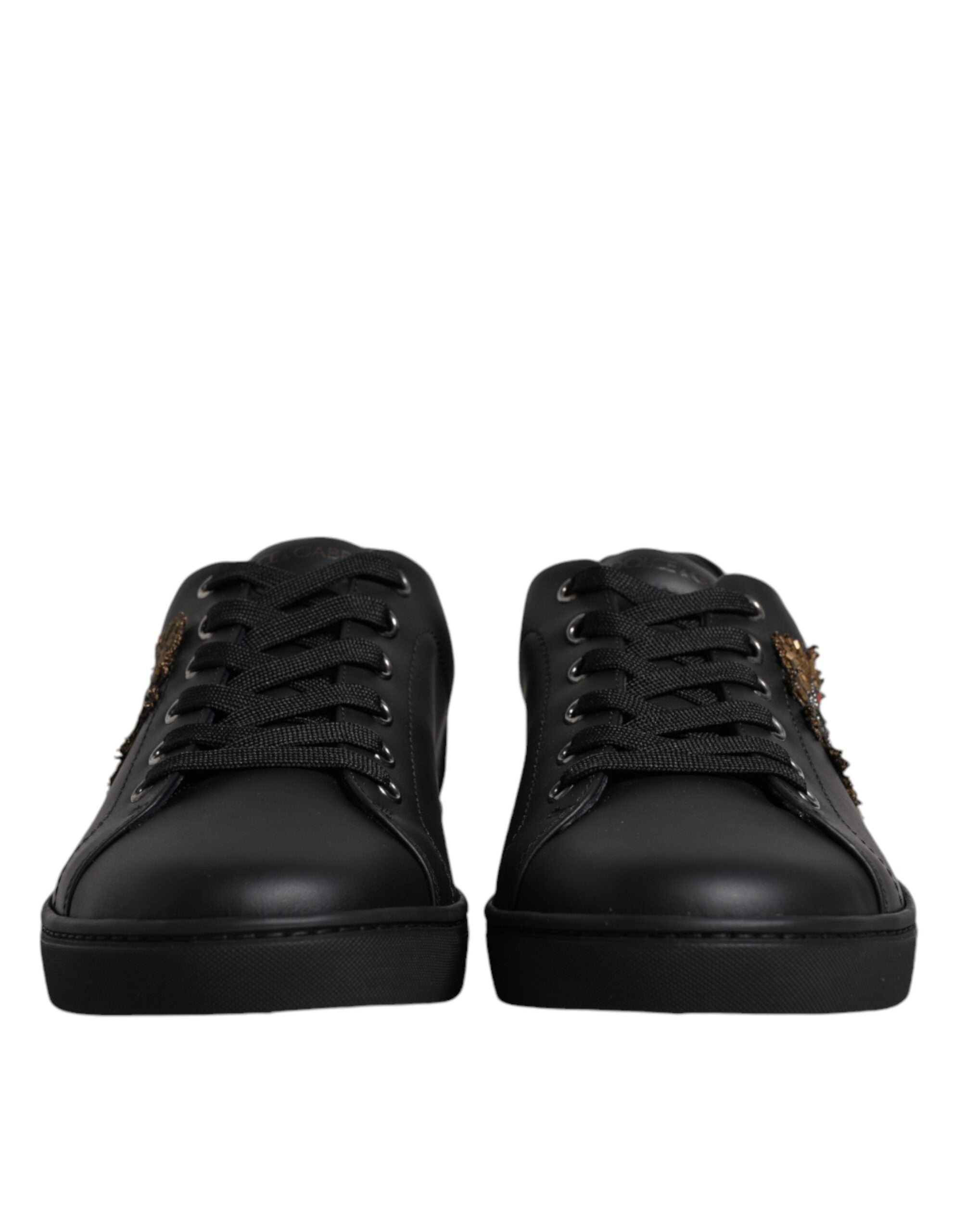 Dolce &amp; Gabbana London Sacred Heart Herren Sneakers in Schwarz