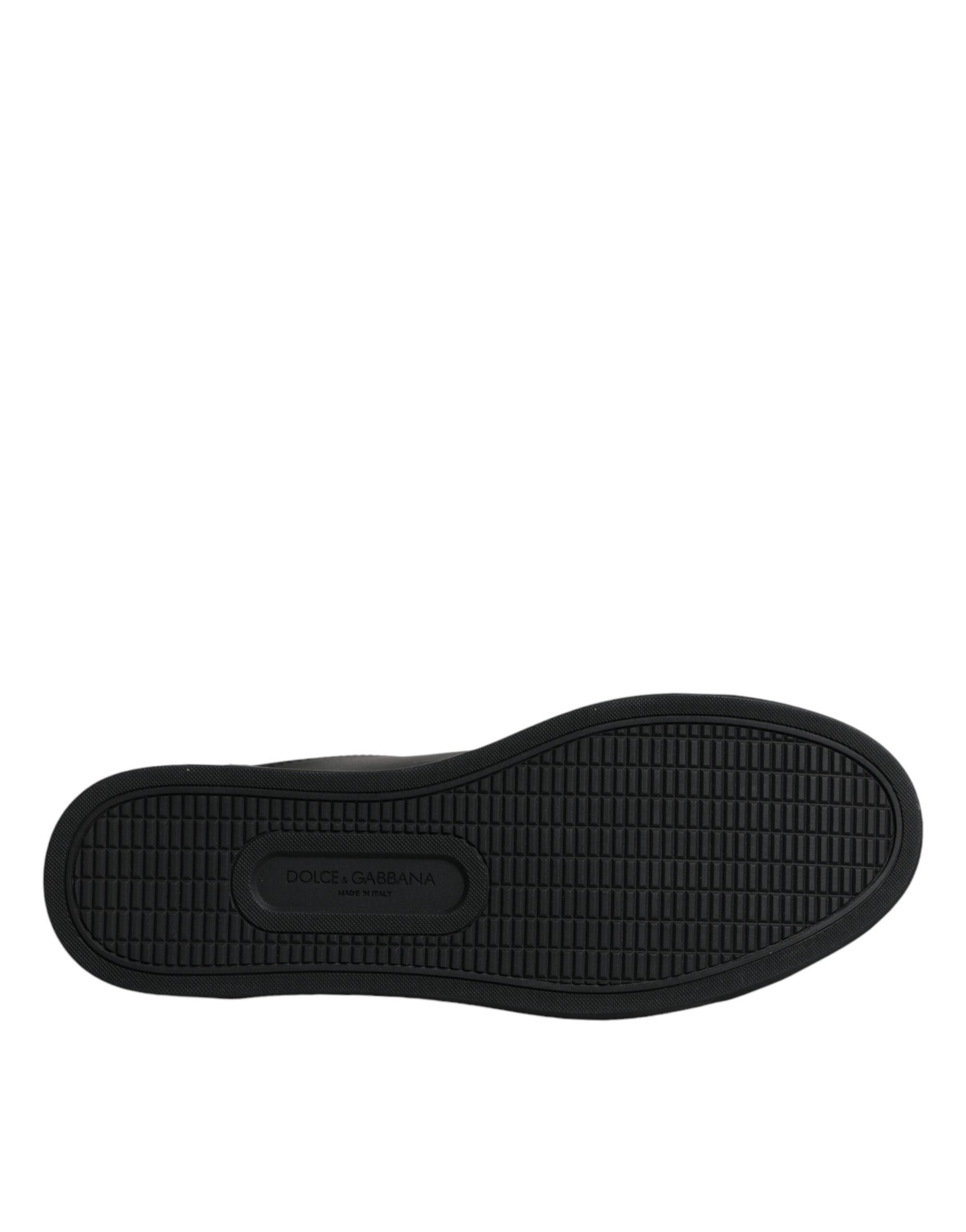 Dolce &amp; Gabbana London Sacred Heart Herren Sneakers in Schwarz