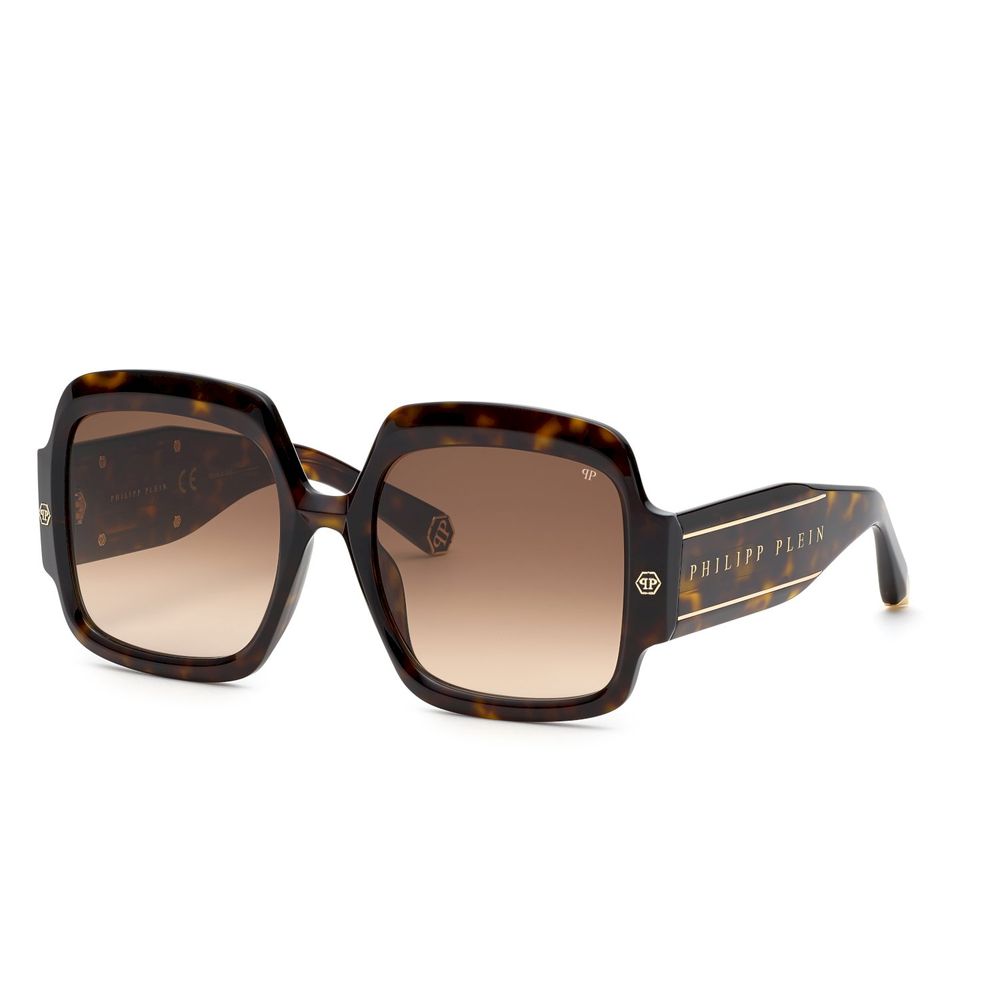 Ochelari de soare Philipp Plein din acetat maro