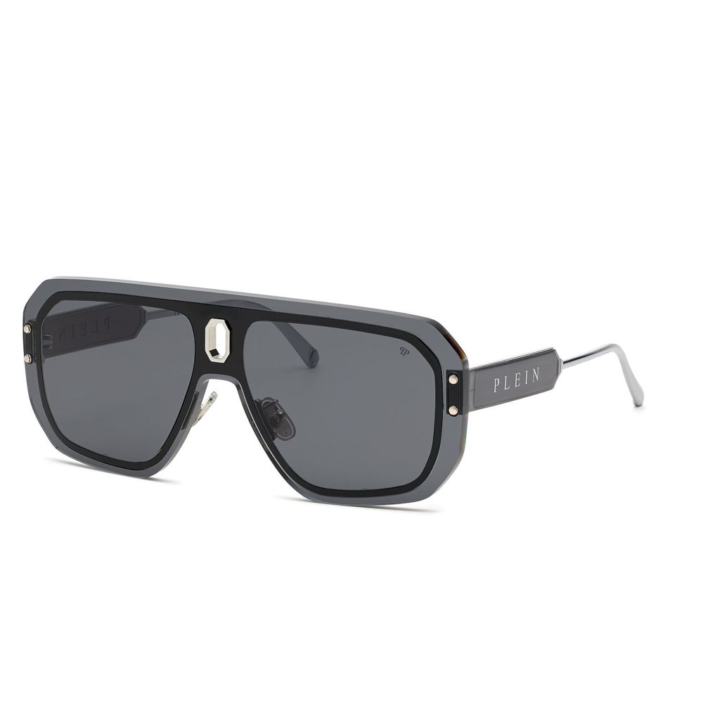 Ochelari de soare Philipp Plein gri metalici
