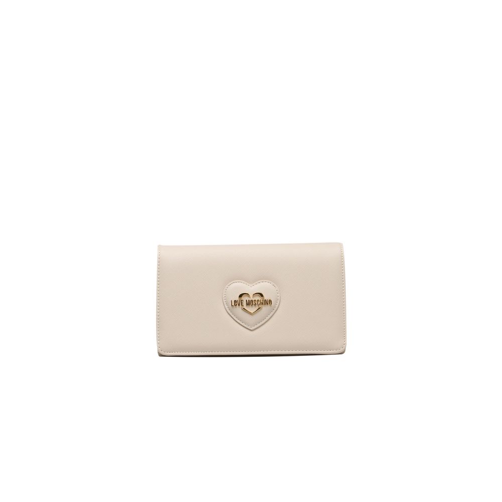 Love Moschino Beige Polyethylen Damen Umhängetasche