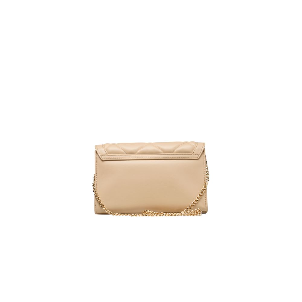 Love Moschino Beige Polyethylen Damen Umhängetasche