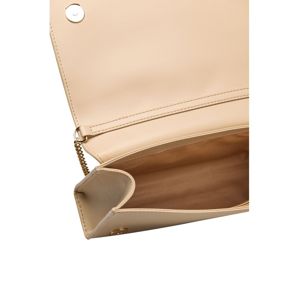 Love Moschino Beige Polyethylen Damen Umhängetasche