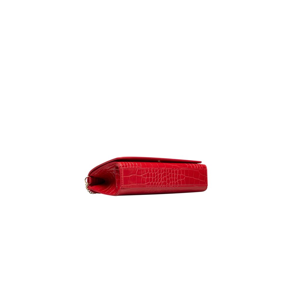 Love Moschino – Rote Umhängetasche aus Polyethylen für Damen