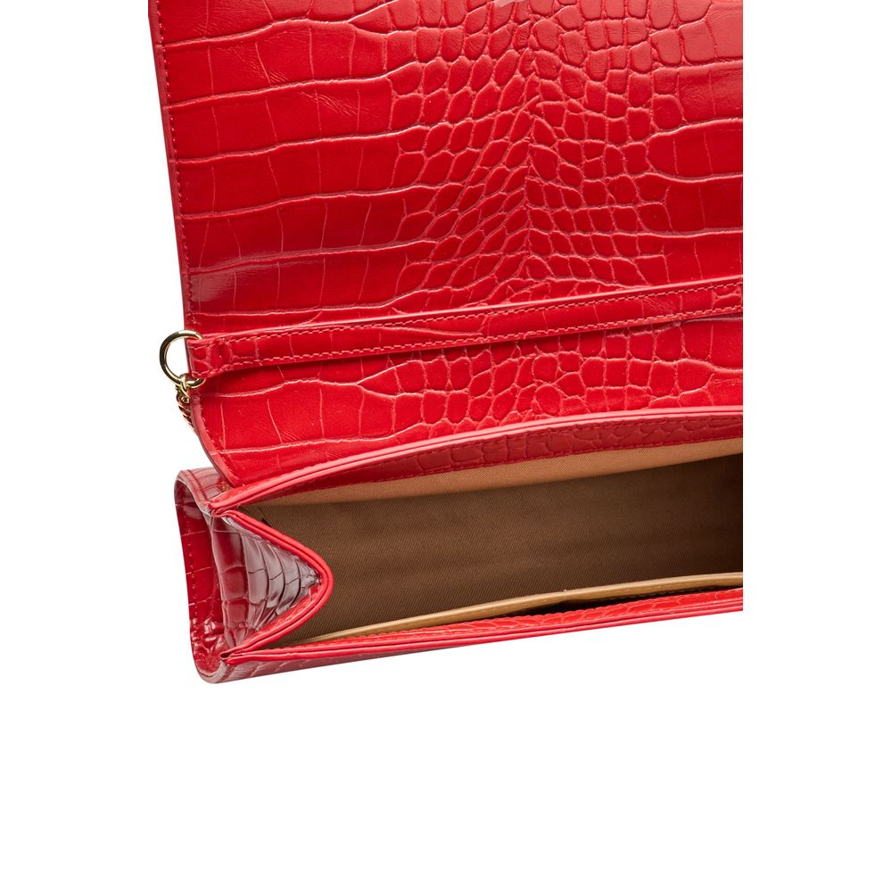Love Moschino – Rote Umhängetasche aus Polyethylen für Damen
