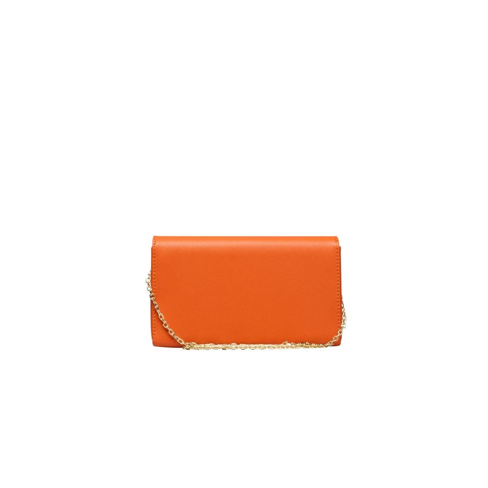 Love Moschino – Orangefarbene Umhängetasche aus Polyethylen für Damen