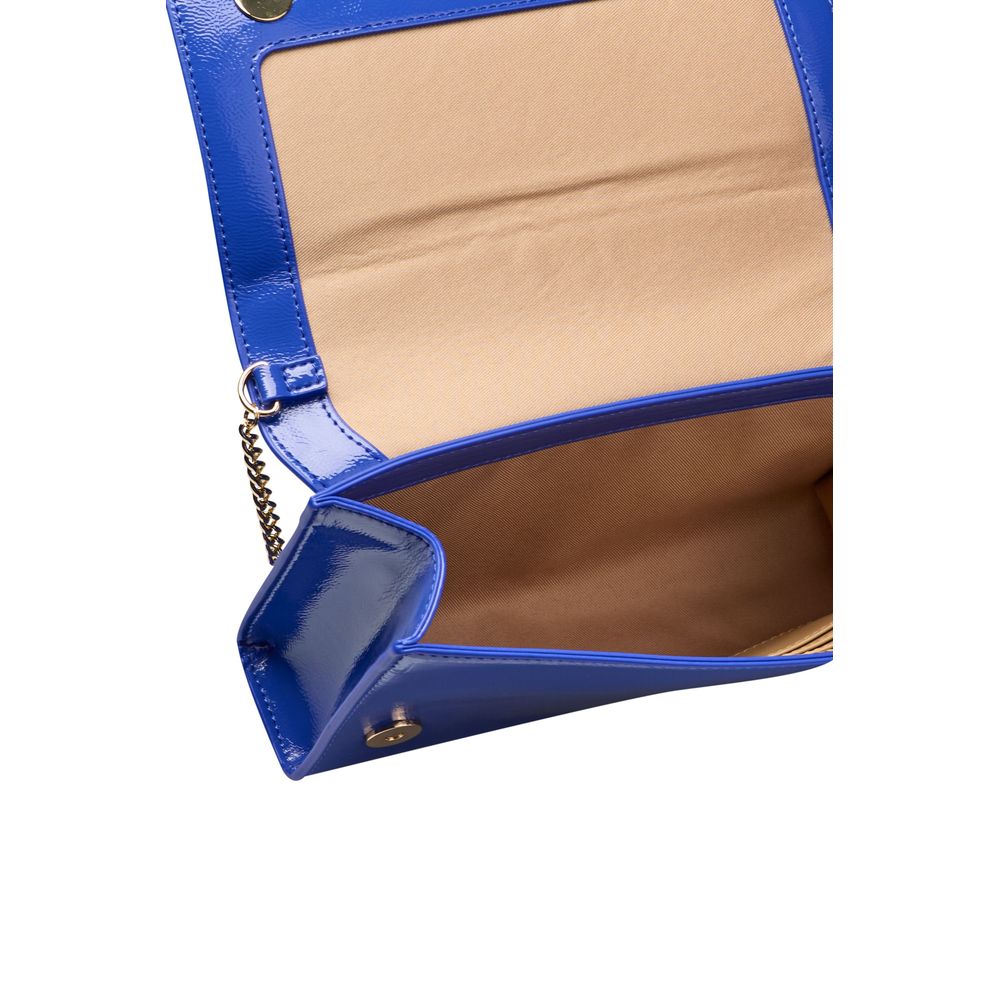 Love Moschino – Blaue Umhängetasche aus Polyethylen für Damen