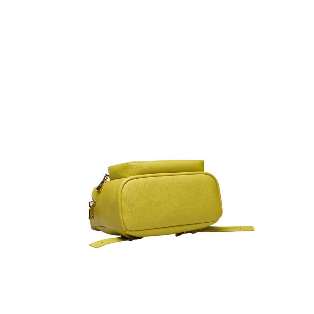 Rucsac de damă Love Moschino din polietilenă galbenă