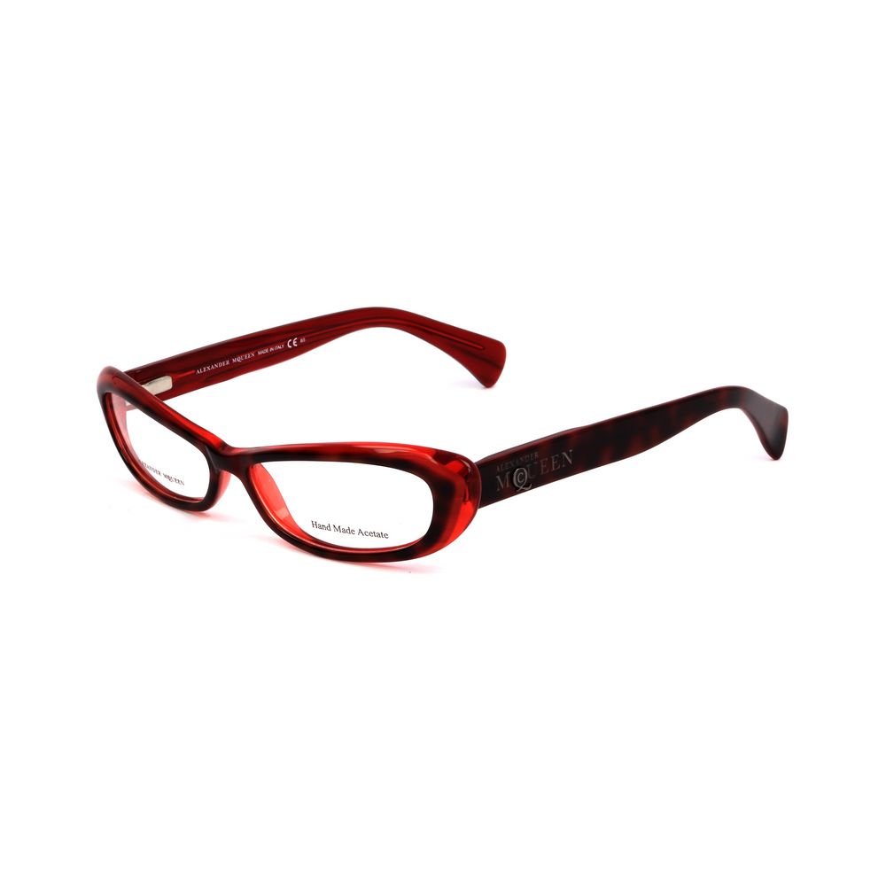 Rote Acetat-Rahmen von Alexander McQueen