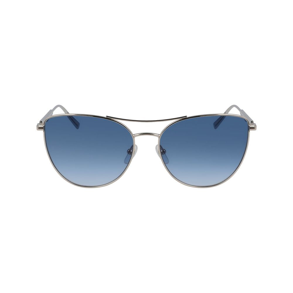 Ochelari de soare Longchamp din metal auriu