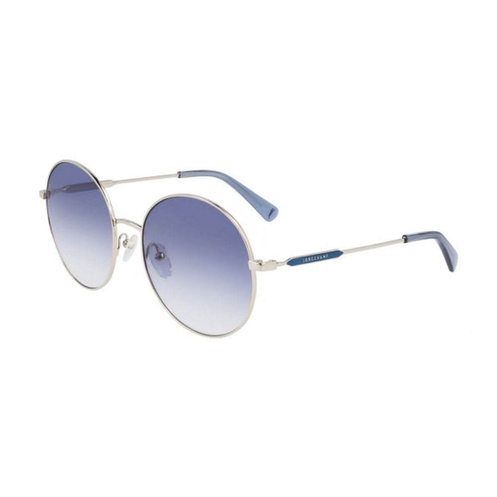 Ochelari de soare Longchamp din metal auriu