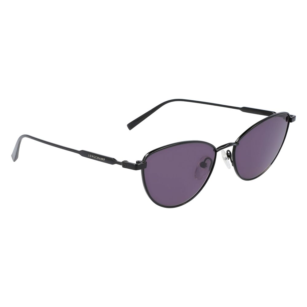 Ochelari de soare Longchamp din metal negru
