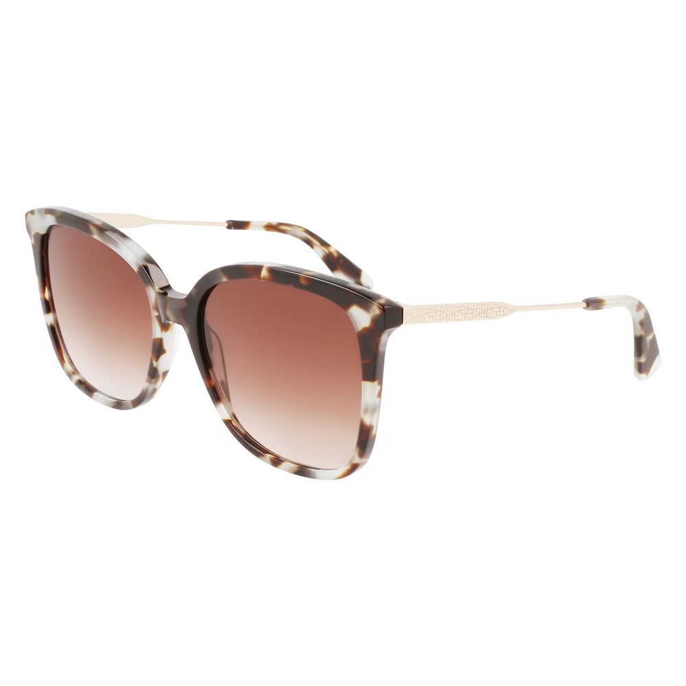 Ochelari de soare Longchamp albaștri Haircalf