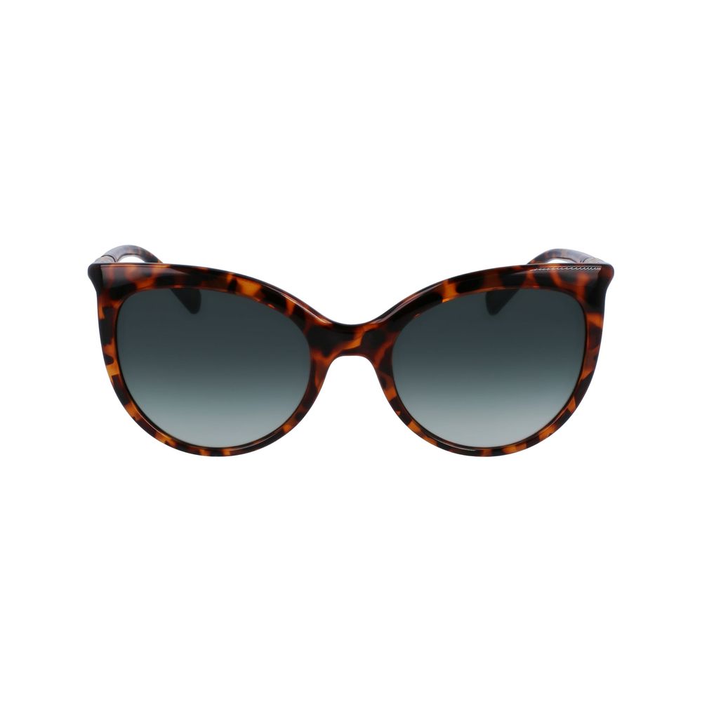Ochelari de soare Longchamp maro cu lentile injectate bio