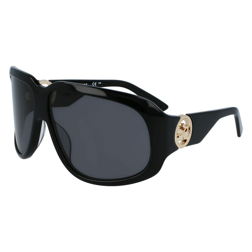 Ochelari de soare Longchamp negri Haircalf