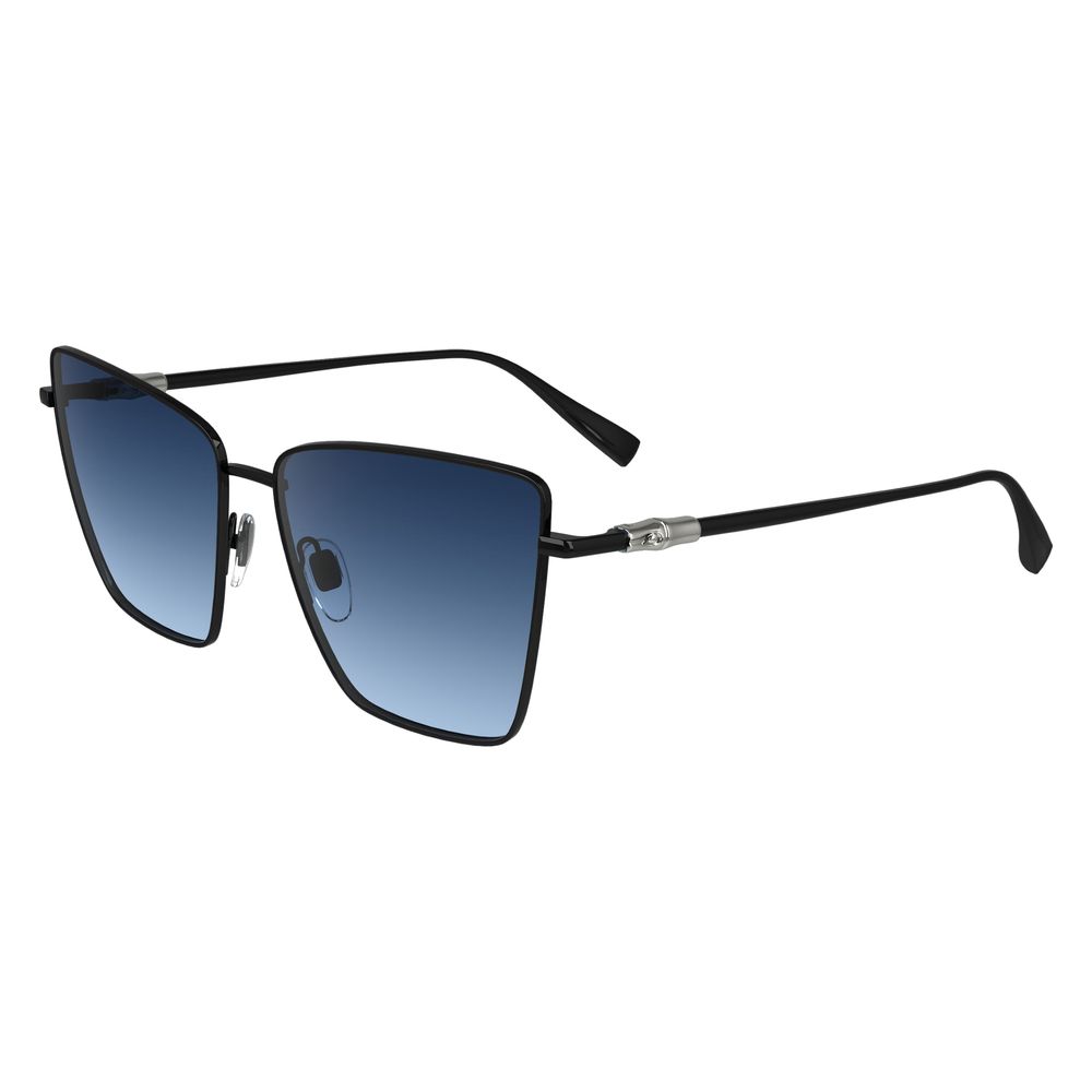 Ochelari de soare Longchamp din metal negru