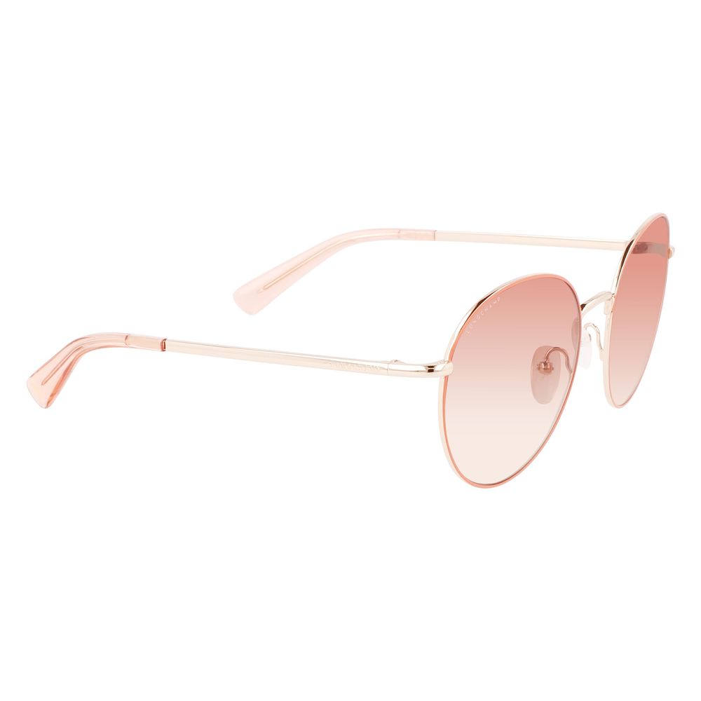 Ochelari de soare Longchamp maro din metal