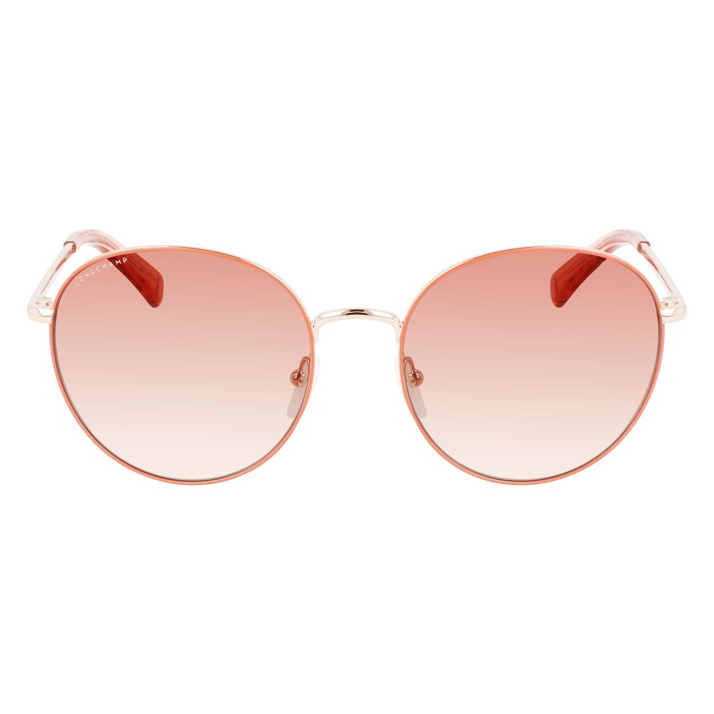 Ochelari de soare Longchamp maro din metal