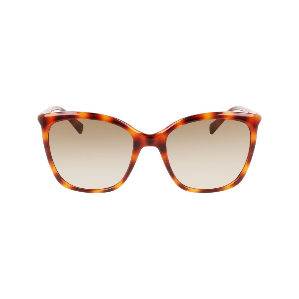 Ochelari de soare Longchamp maro injectați