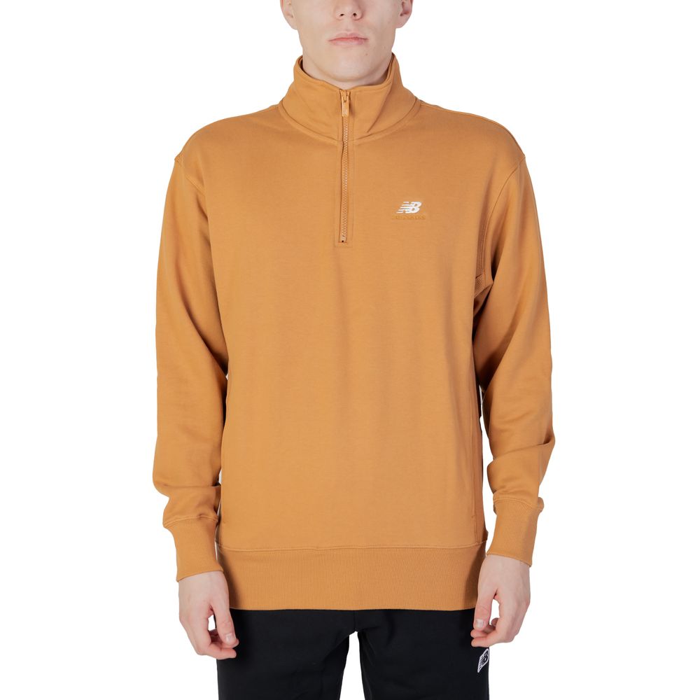 Pulover New Balance maro din bumbac