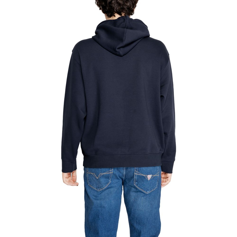Armani Exchange – Blauer Baumwollpullover