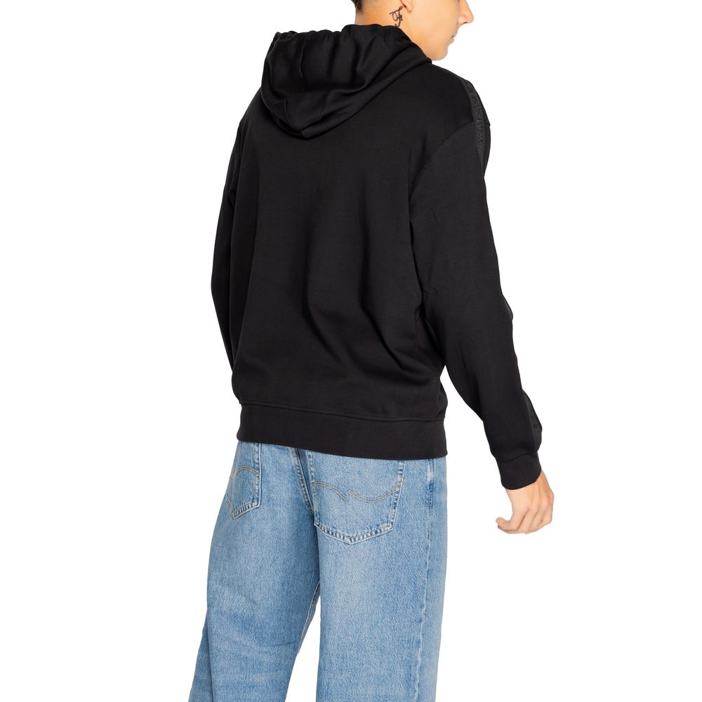 Armani Exchange – Schwarzer Baumwollpullover