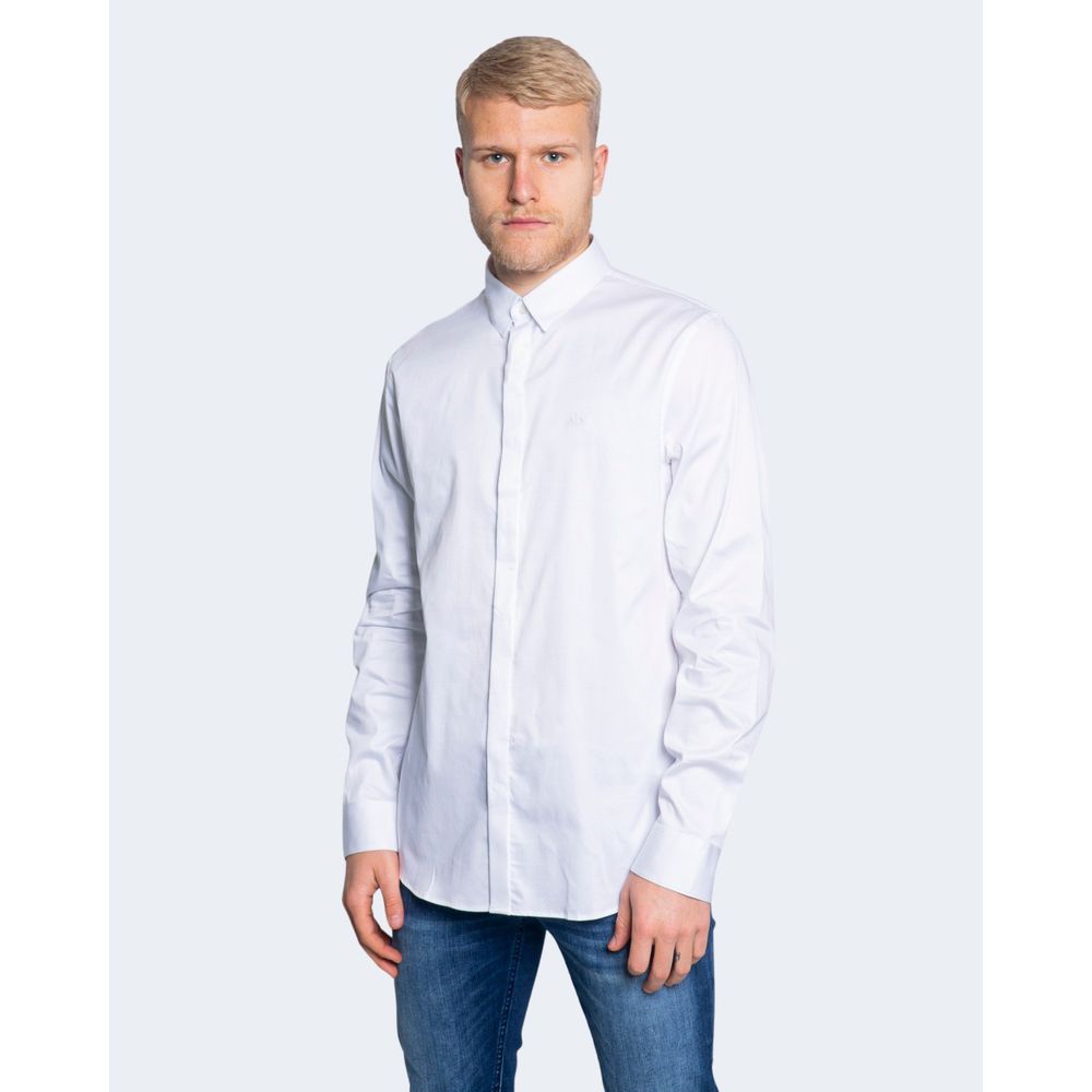 Weißes Baumwollhemd von Armani Exchange
