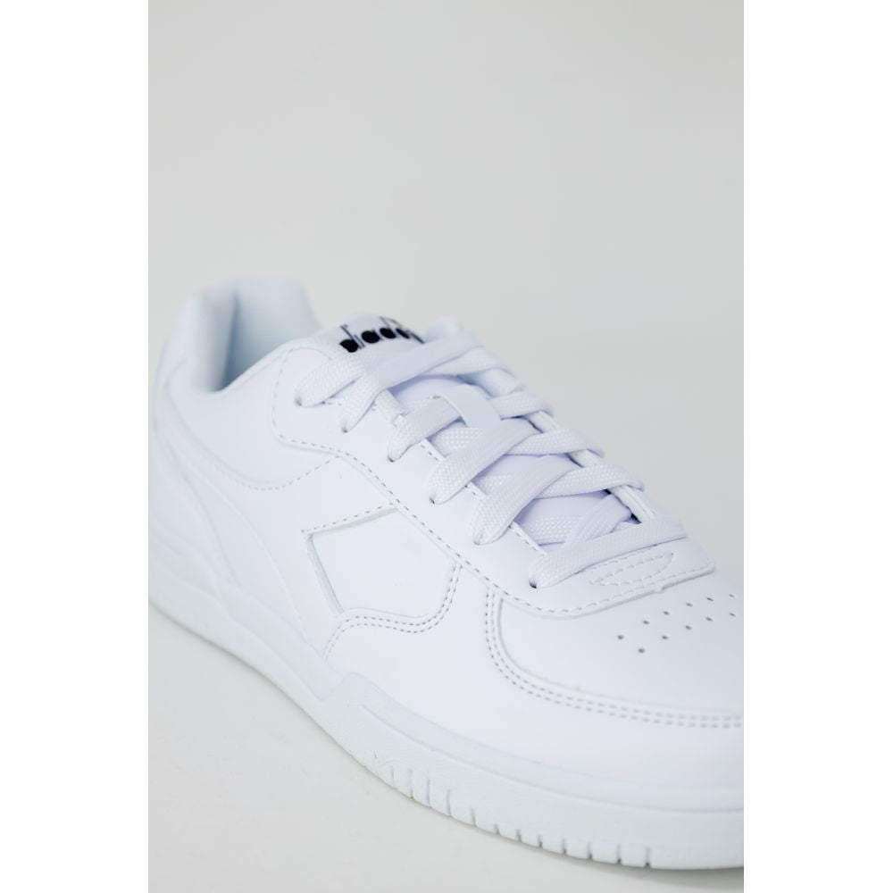 Diadora Sneaker aus weißem Kunstleder