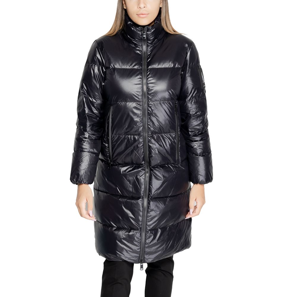 Armani Exchange Schwarze Polyamidjacken und -mäntel