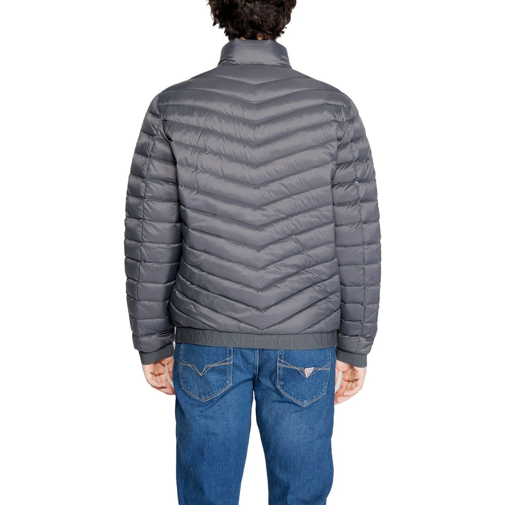 Armani Exchange Graue Polyesterjacken und -mäntel