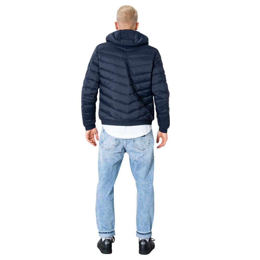 Armani Exchange Blaue Polyesterjacken und -mäntel