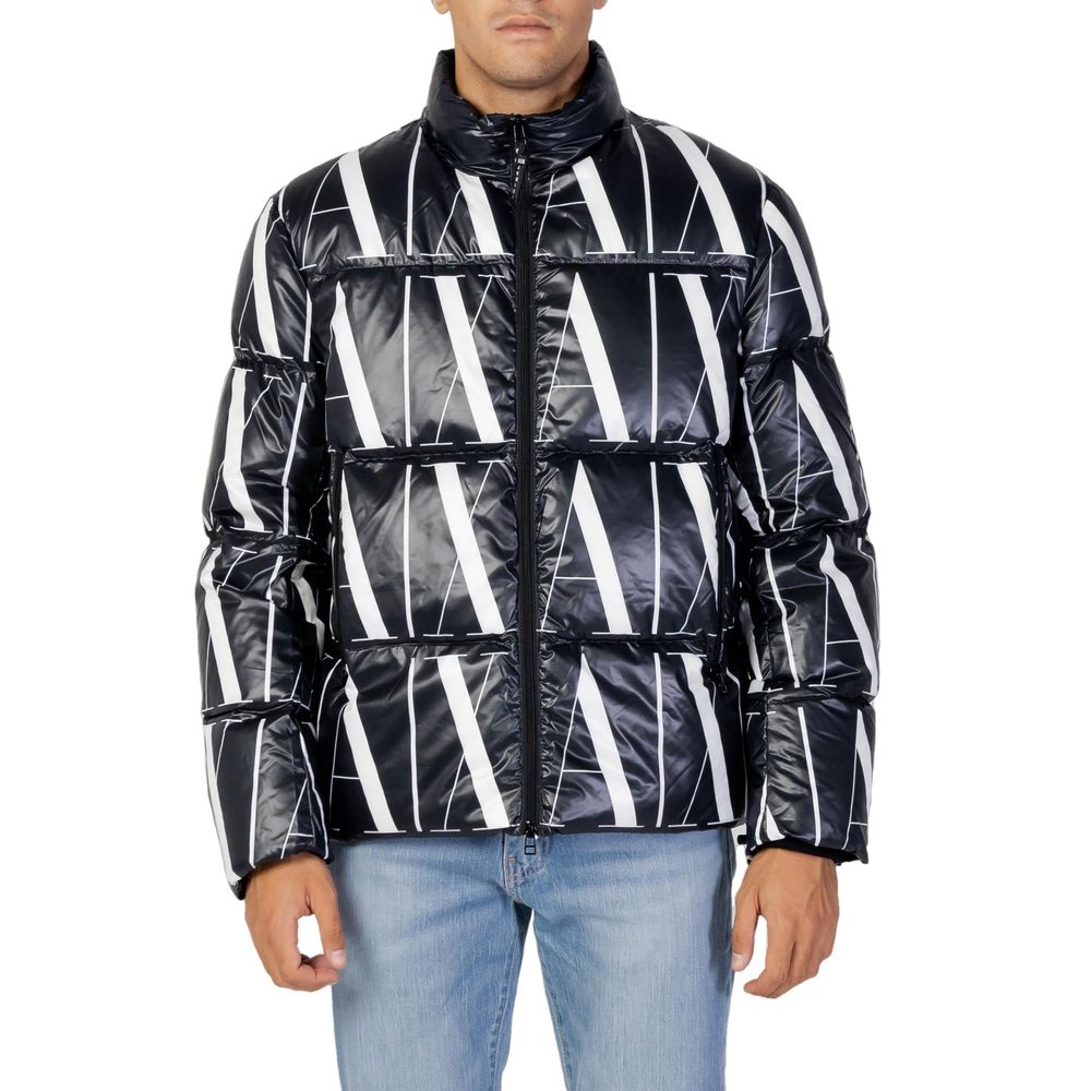 Armani Exchange Schwarze Polyesterjacke