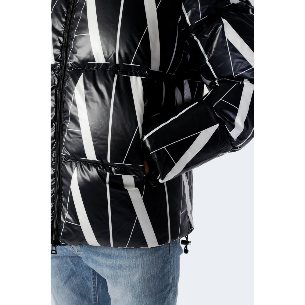 Armani Exchange Schwarze Polyesterjacke