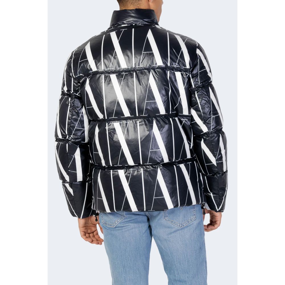 Armani Exchange Schwarze Polyesterjacke