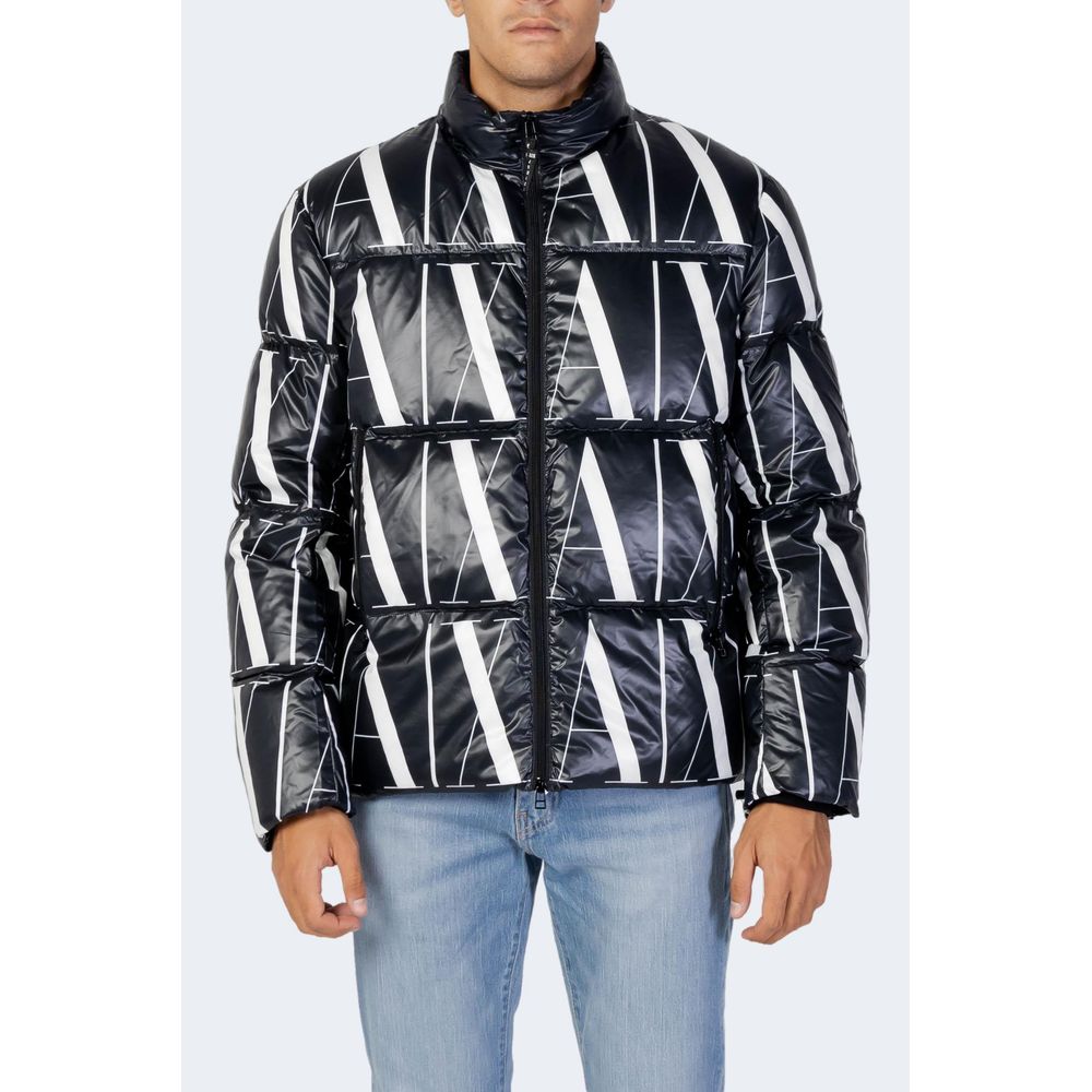Armani Exchange Schwarze Polyesterjacke