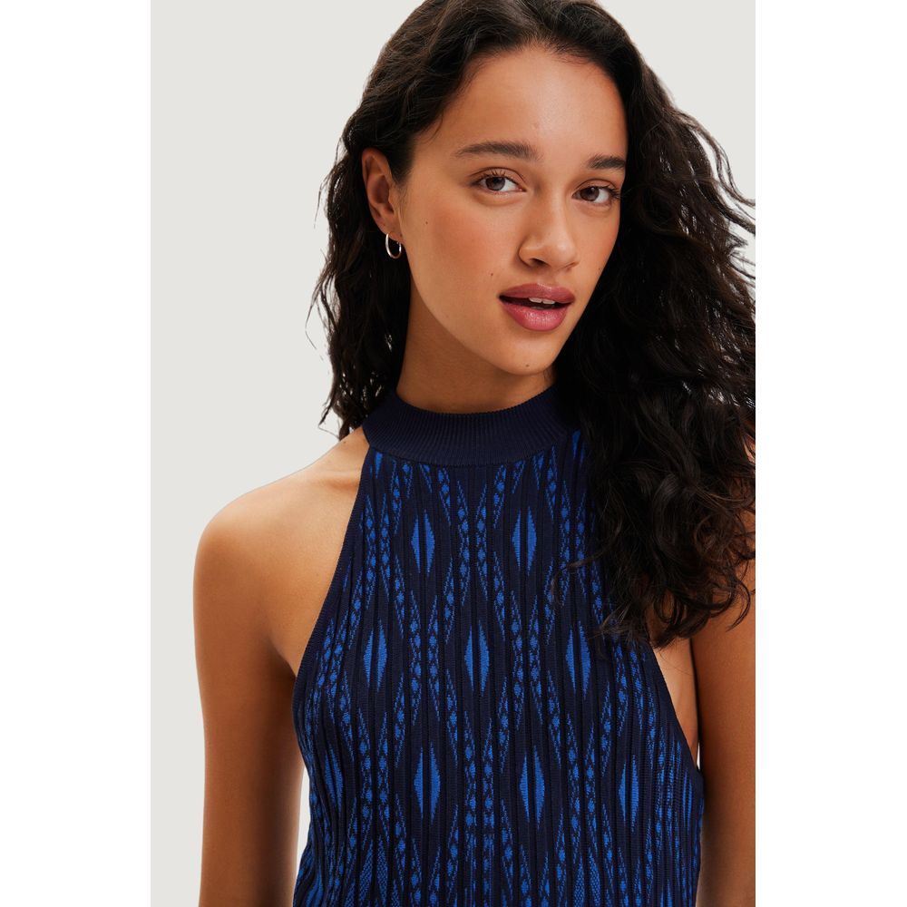 Rochie Desigual albastră din viscoză